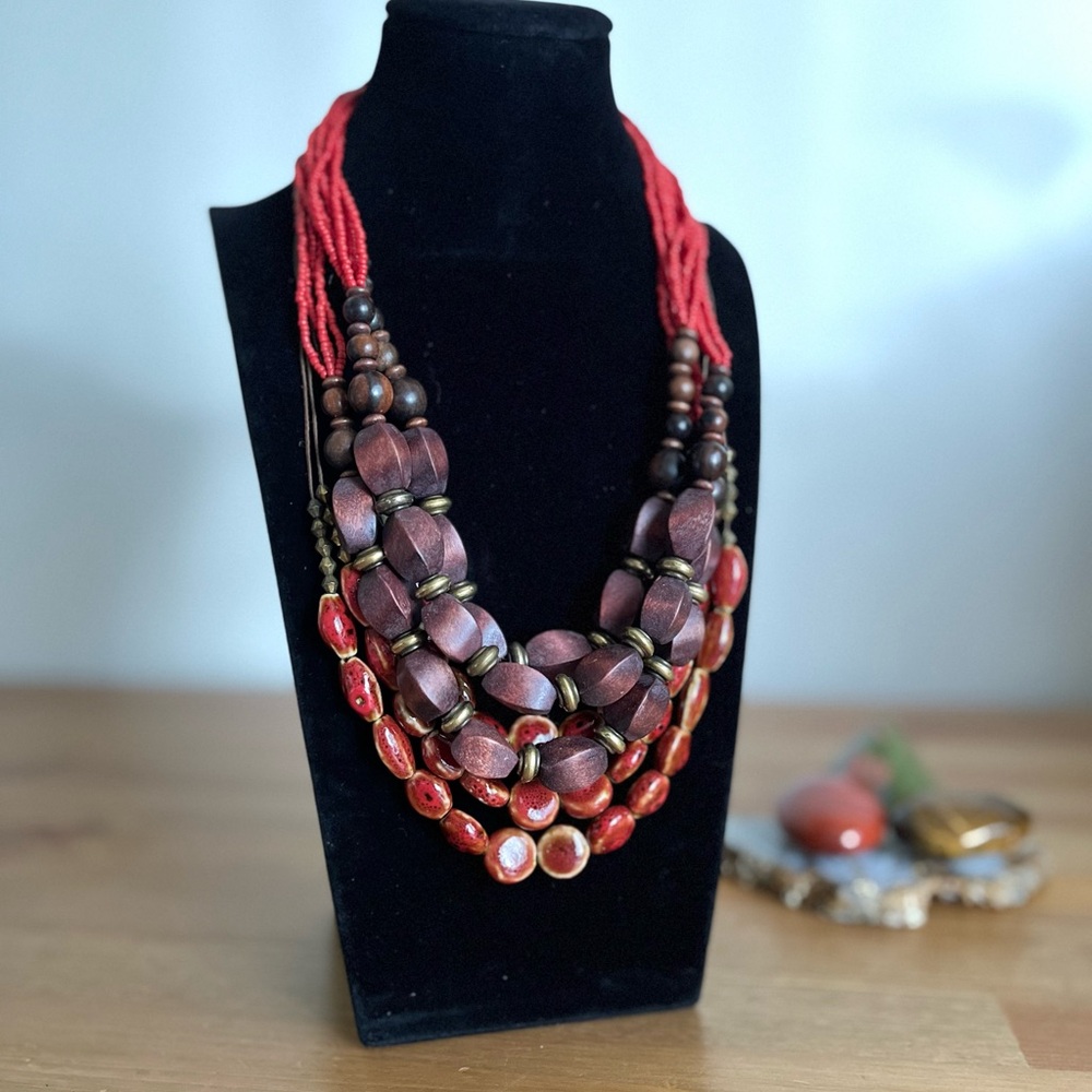 Coldwater Creek Vintage Boho Layered Necklace Lot of 2